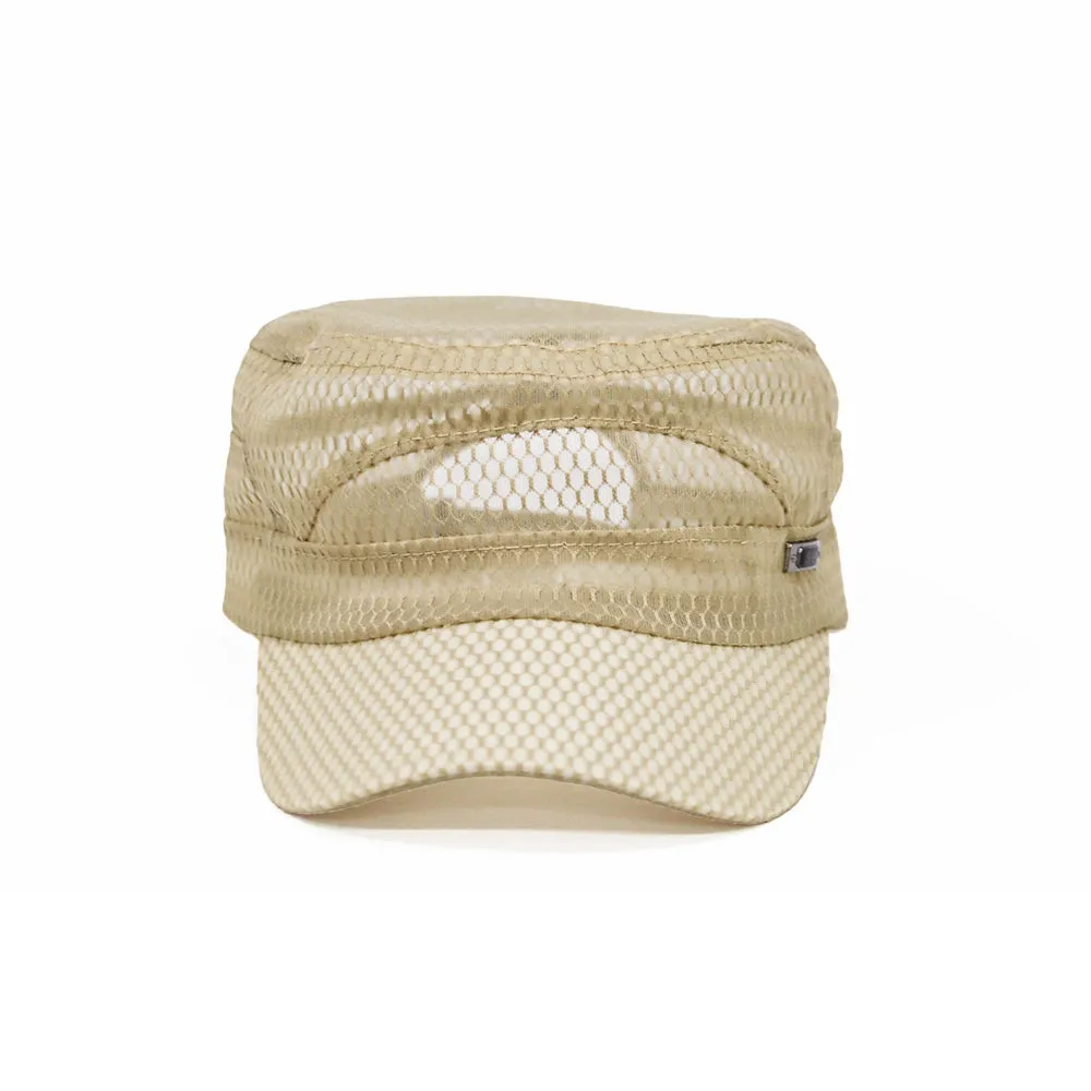 Summer Breathable Cadet Hat Basic Mesh Military Army Cap YZ40117