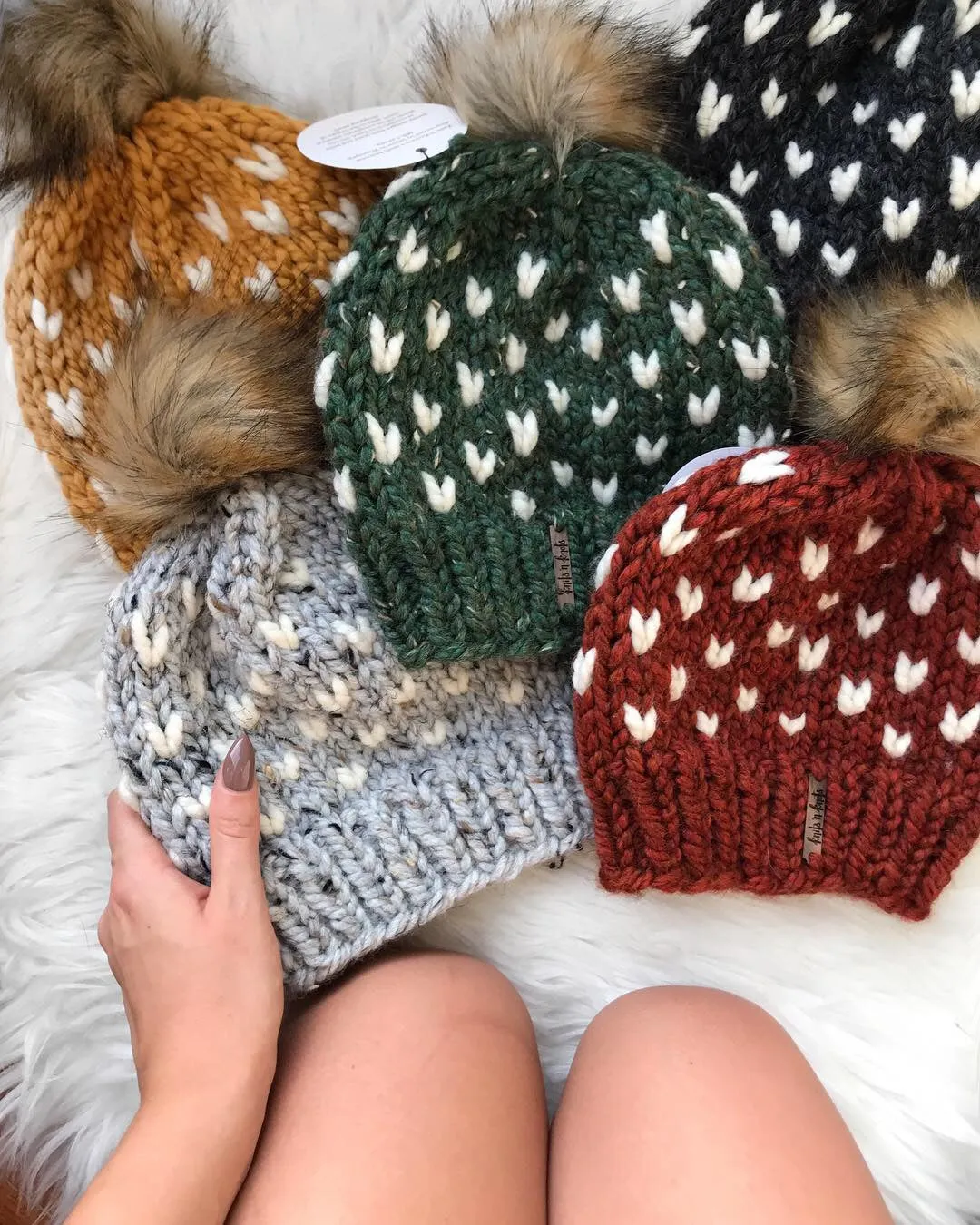 Tiny Hearts Knitting Pattern