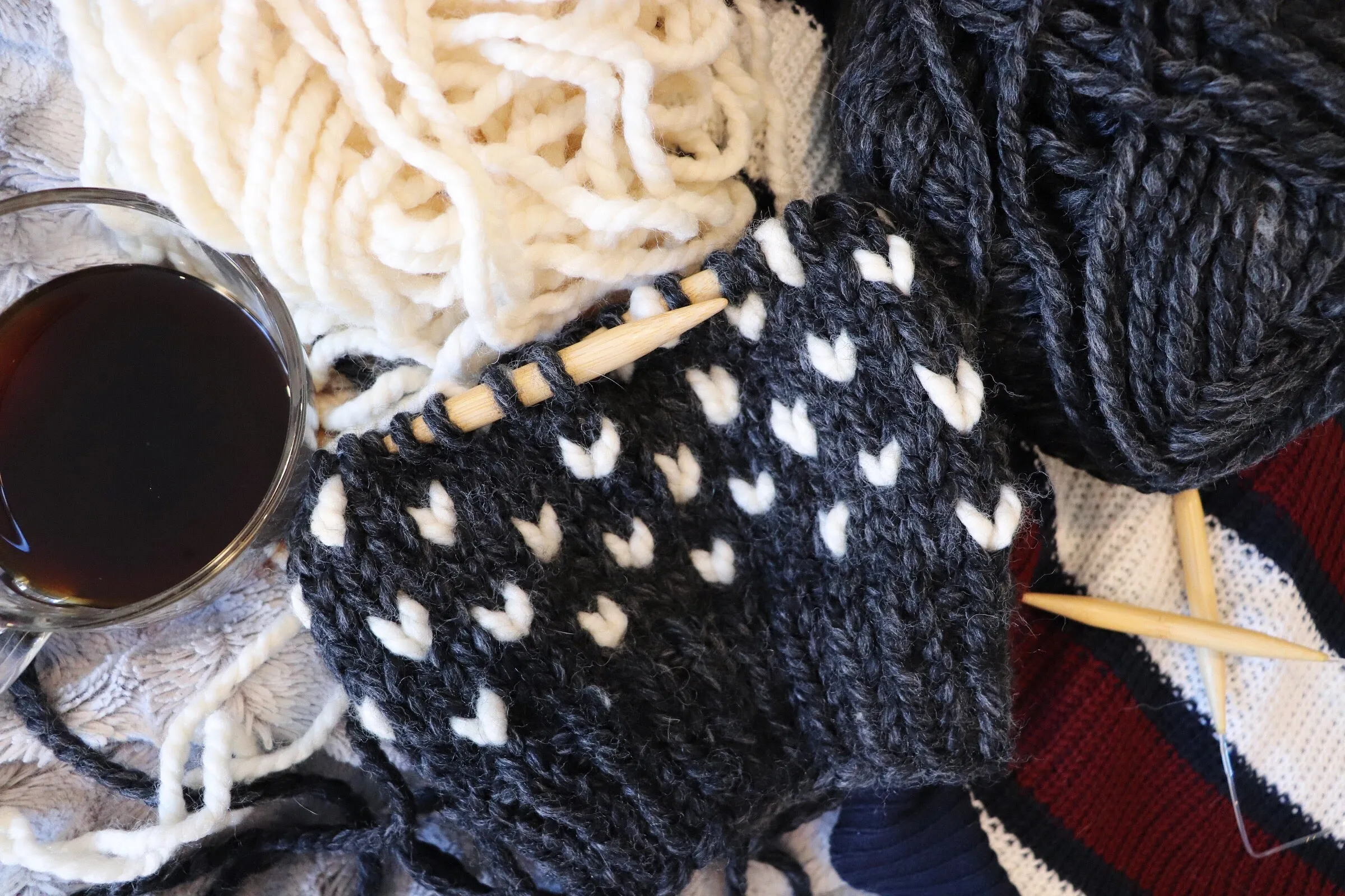 Tiny Hearts Knitting Pattern