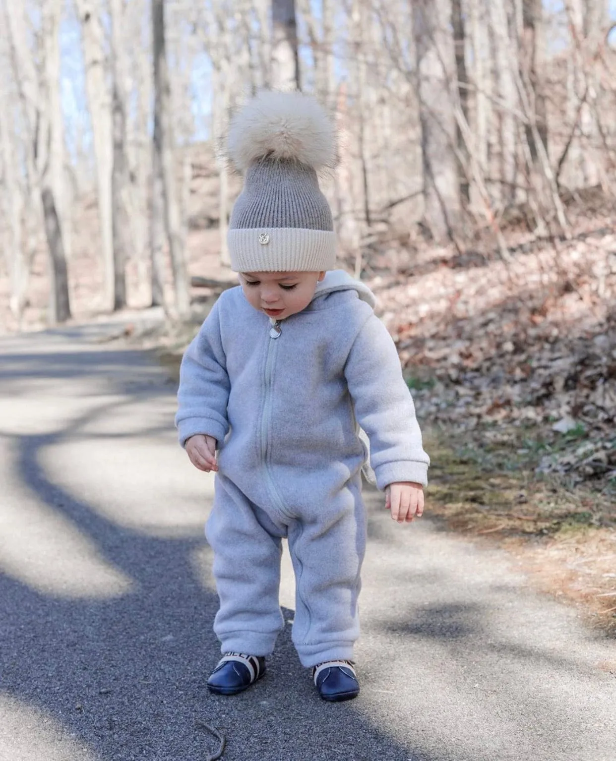 Two Toned Angora Hat