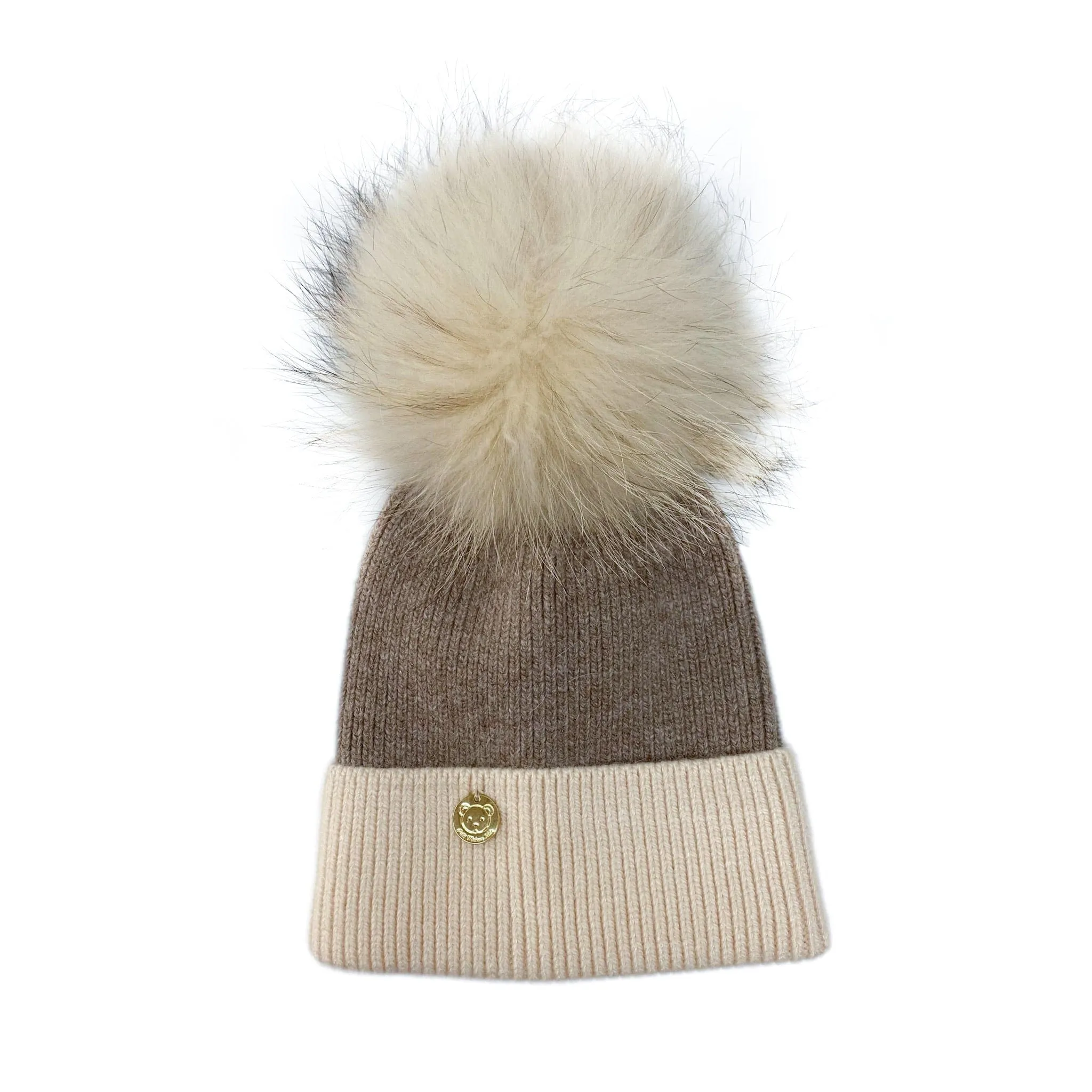 Two Toned Angora Hat