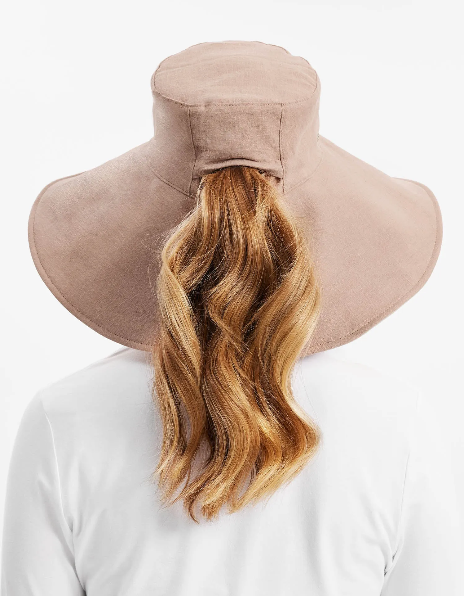 Ultra Wide Cotton Linen Hat UPF 50 