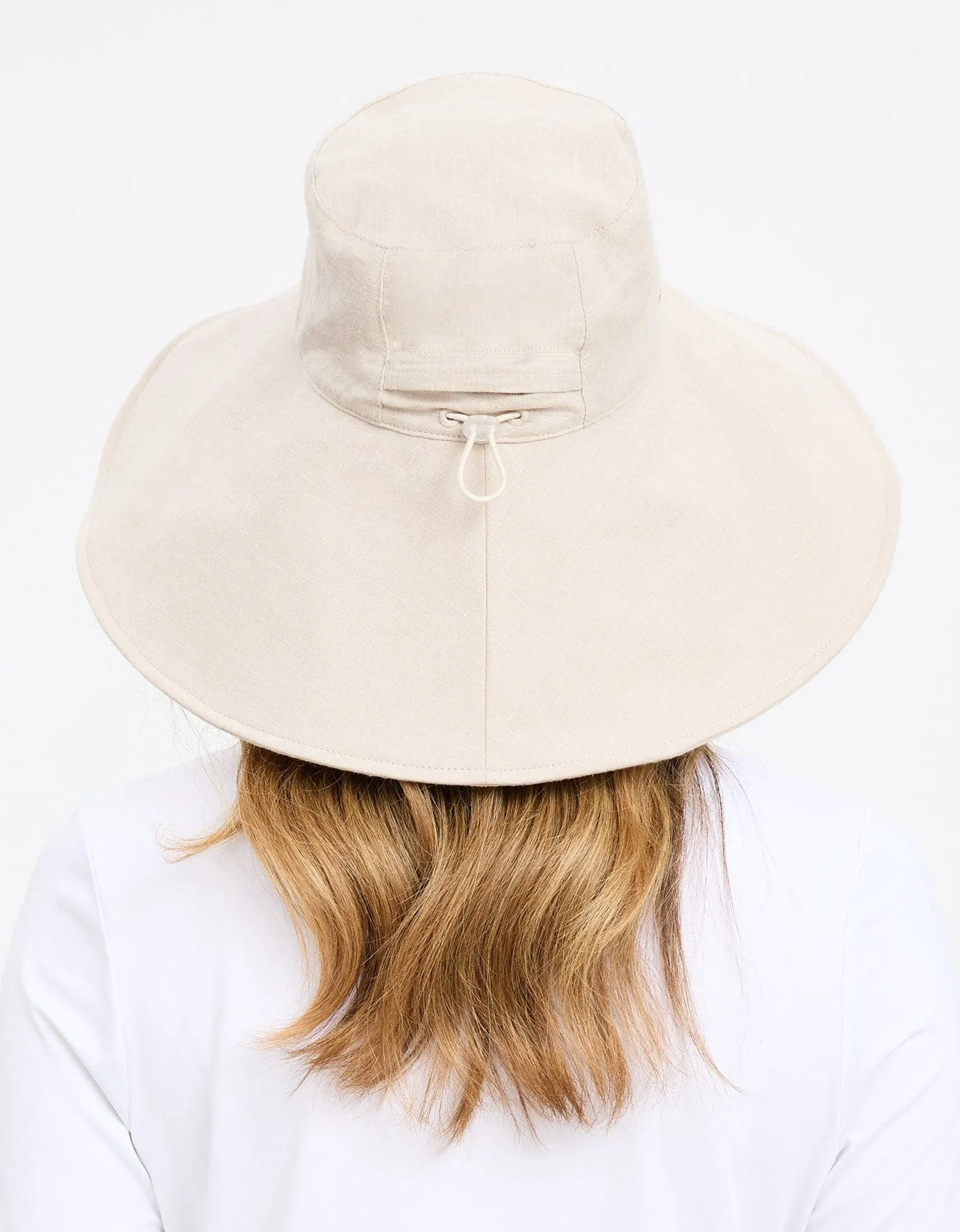 Ultra Wide Cotton Linen Hat UPF 50 