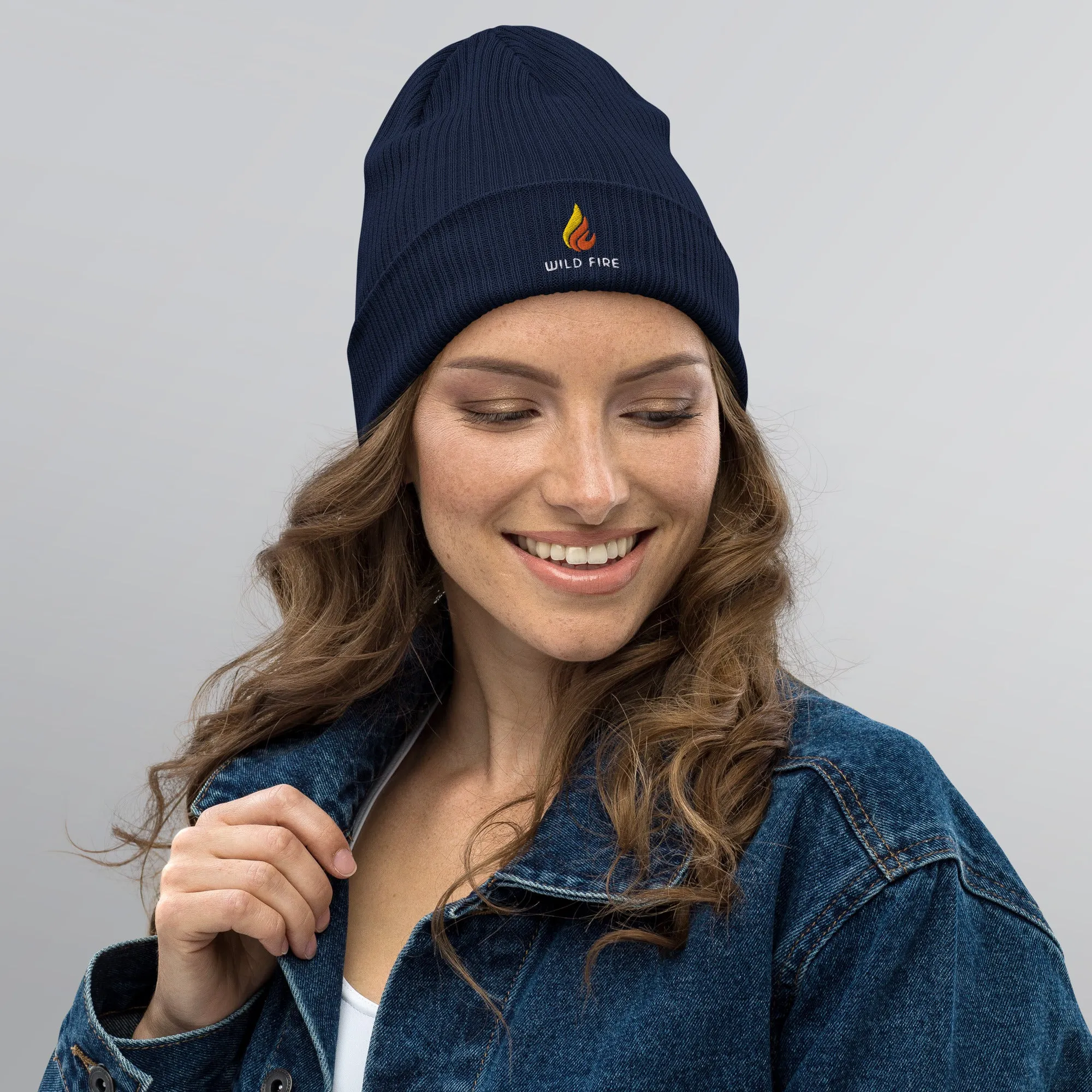 Wild Fire Logo Ribbed Beanie