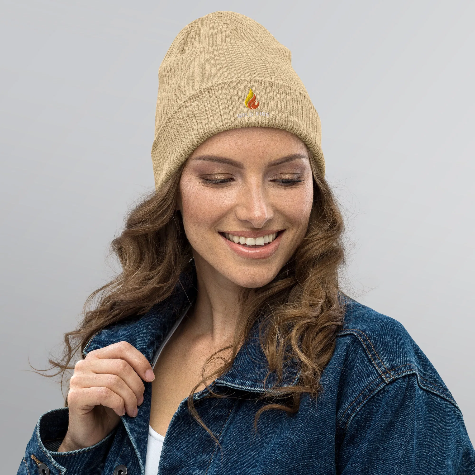 Wild Fire Logo Ribbed Beanie