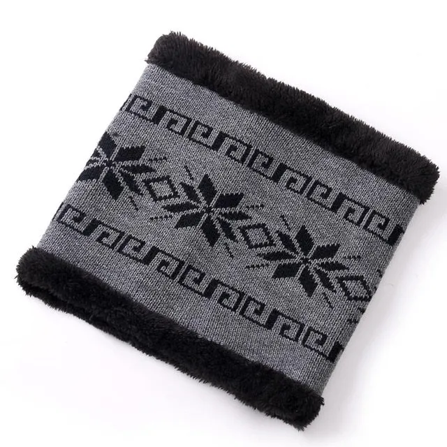 With Brim Stylish Add Fur Lined Soft Beanie Outdoor Knitted Woolen Warm Winter Cap